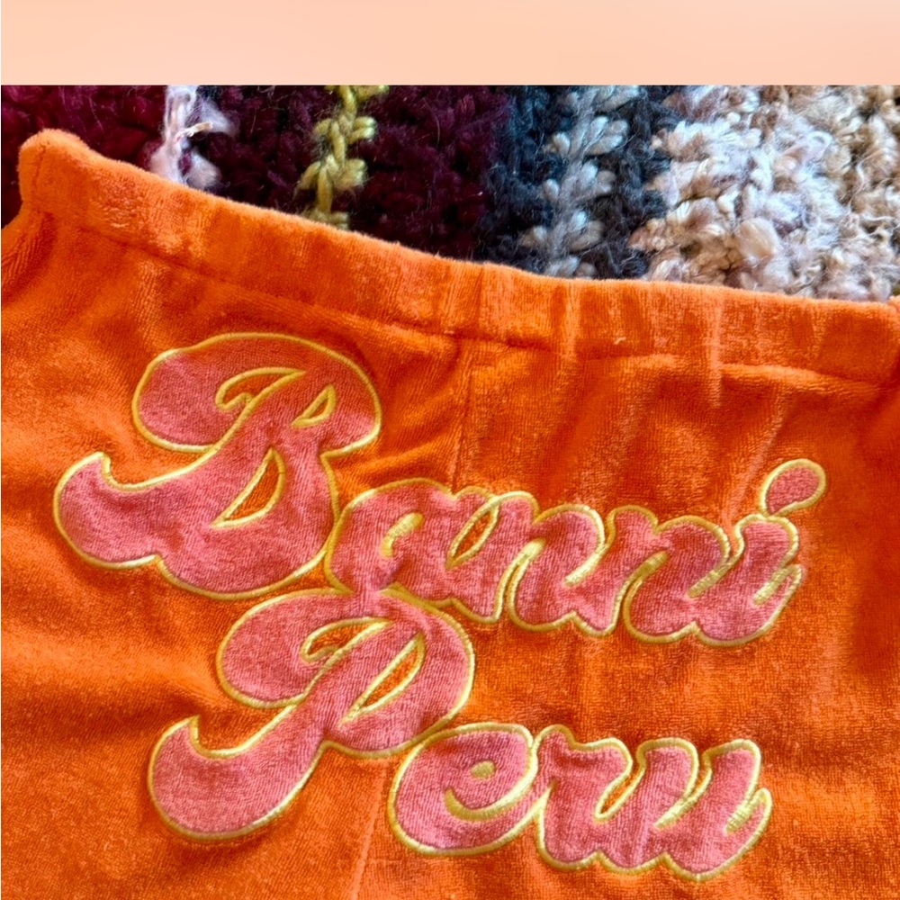 Women’s Banni Peru Orange Terry Cloth Bottoms